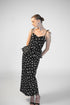 Falda Midi Rosita Negro
